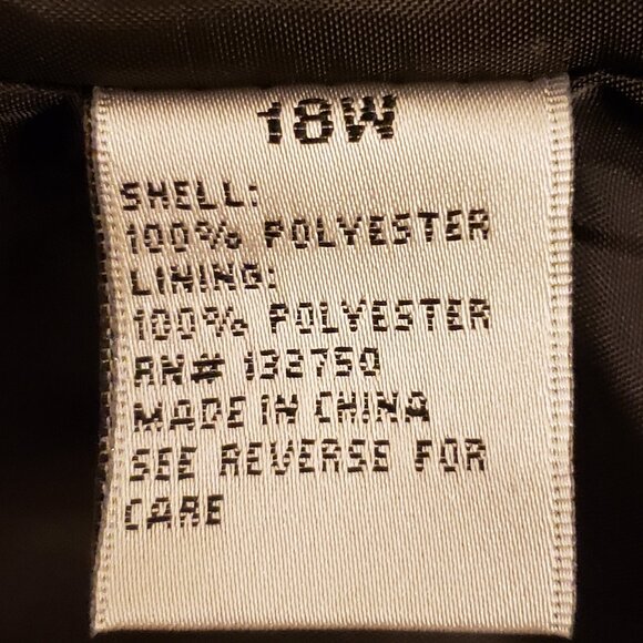 Danillo Black & White 2-PC Plaid & Polka Dot Dress Suit, Size 18W - Picture 10 of 11